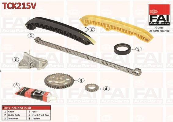 FAI AUTOPARTS Jakoketjusarja TCK215